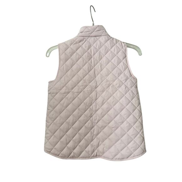 J.Crew Crewcuts Girls Size 8 Quilted Pink Puffer Vest Zip Up Winter Layering - Picture 16 of 16